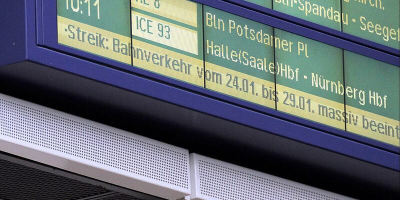 Ankündigung GDL-Streik 24.-29.1.2024 am 23.01.2024 - Foto: über dts Nachrichtenagentur