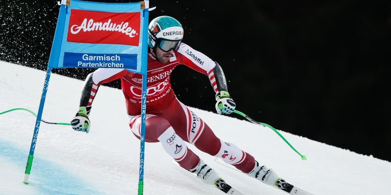 Auf der Kandahar dudelt es wieder! Almdudler ist offizieller Partner des AUDI FIS Ski World Cup Super-G in Garmisch-Partenkirchen - Foto: SPORTFIVE, presseportal.de