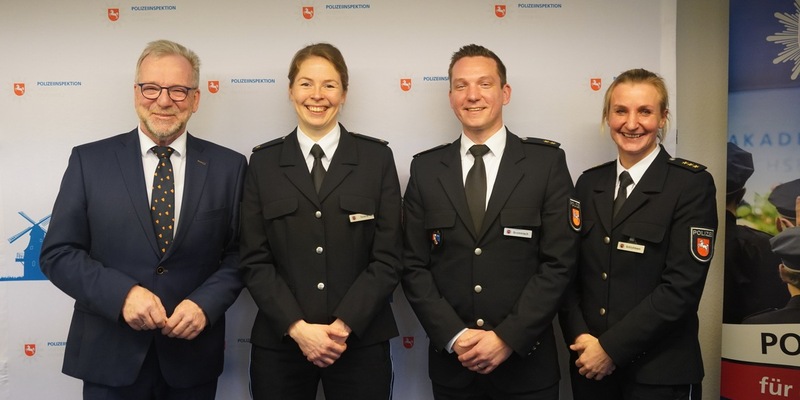 POL-OLD: Führungswechsel beim Polizeikommissariat Achim / Polizeipräsident Johann Kühme überträgt die Leitung an Polizeirätin Antje Golenia / Dank an Vorgänger Simon Grommisch - Foto: presseportal.de