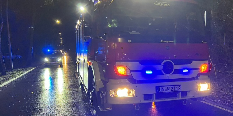 FW-WRN: Nur ein sturmbedingter Einsatz für die Freiwillige Feuerwehr Werne - Foto: presseportal.de