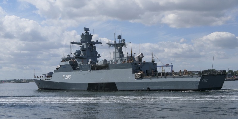 Endlich wieder da- Korvette Oldenburg nach UN-Einsatz zurück im Heimathafen - Foto: presseportal.de