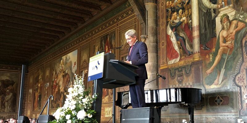 Der Präsident des Bundesverfassungsgerichtes, Stephan Harbarth, beim Verkehrsgerichtstag in Goslar. - Foto: Maurice Arndt/dpa