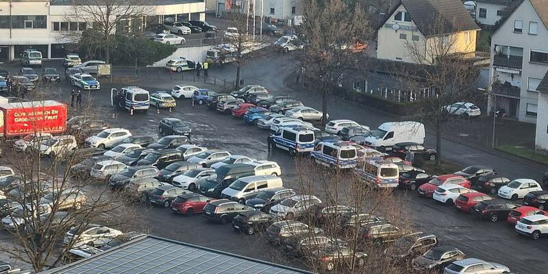 Polizeieinsatz in Montabaur am 25.01.2024 - Foto: über dts Nachrichtenagentur