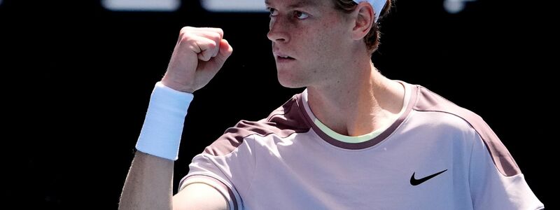 Steht im Finale der Australian Open: Der Italiener Jannik Sinner. - Foto: Andy Wong/AP