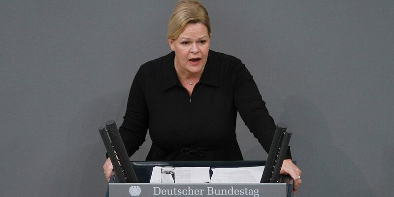 Nancy Faeser (Archiv) - Foto: über dts Nachrichtenagentur