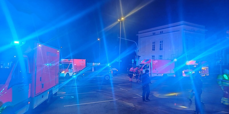 FW-KLE: Verkehrsunfall mit neun betroffenen Personen - Foto: presseportal.de
