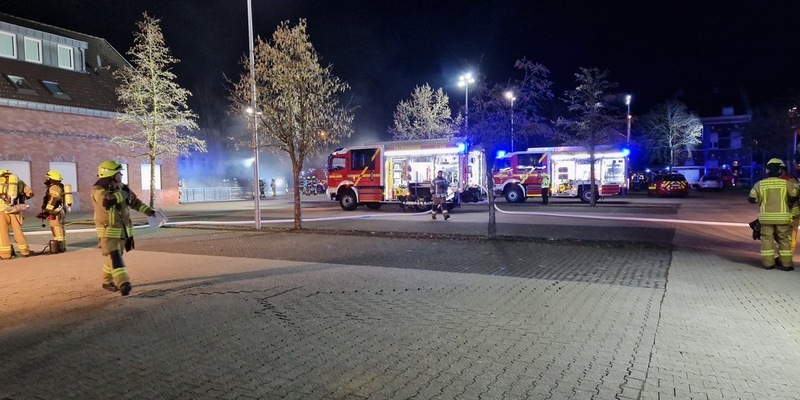 FW Gangelt: Brand in Tiefgarage - Foto: presseportal.de