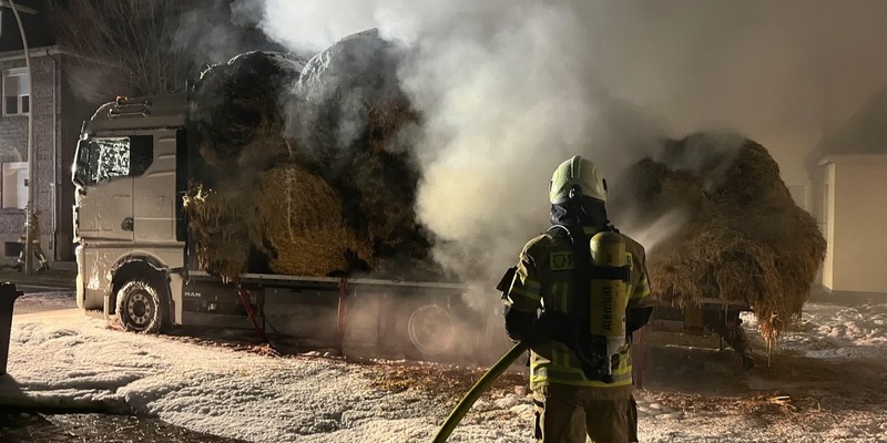 POL-WAF: Warendorf-Freckenhorst. Brand eines Lkw. Ergänzung zur Pressemitteilung vom 29.01.2024 - Foto: presseportal.de