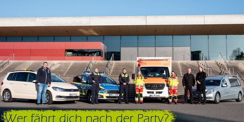 POL-RE: Kreis Recklinghausen/ Bottrop: Wer fährt dich nach der Party? Präventionskampagne der Recklinghäuser Polizei an Berufskollegs - Foto: presseportal.de