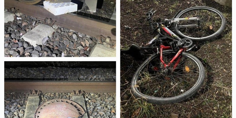 BPOL-KL: Unbekannte legen Gegenstände auf die Gleise - Foto: presseportal.de