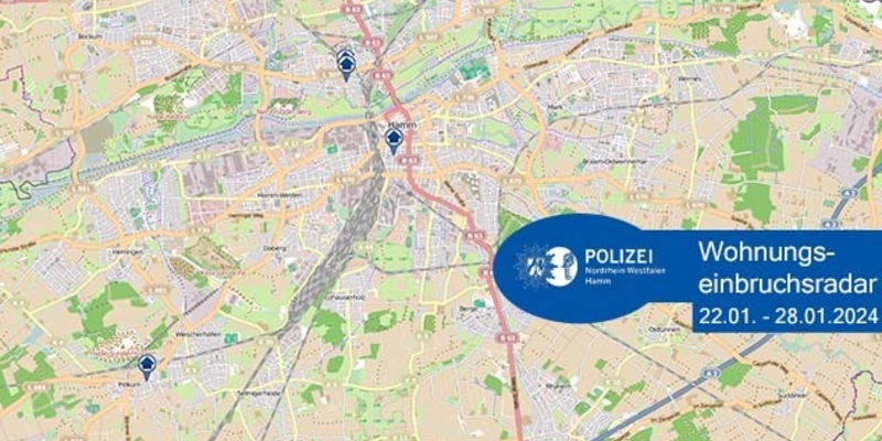 POL-HAM: Wohnungseinbruchsradar Hamm für die Woche vom 22. Januar bis 28. Januar - Foto: presseportal.de
