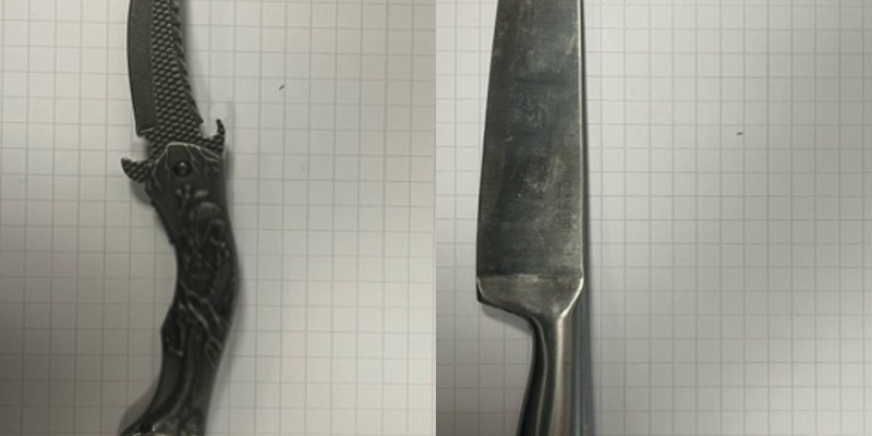 BPOL NRW: Bundespolizei stellt 35-Jährigen mit Messern - Foto: presseportal.de