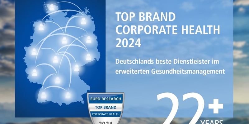 Top Brand Corporate Health 2024: Deutschlands beste Dienstleister für gesunde Unternehmen - Foto: presseportal.de