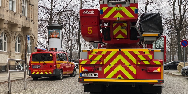 FW Dresden: Informationen zum Einsatzgeschehen von Feuerwehr und Rettungsdienst der Landeshauptstadt Dresden vom 31. Januar 2024 - Foto: presseportal.de