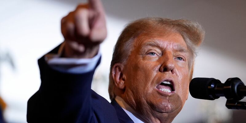 Donald Trump tritt erneut als US-Präsidentschaftskandidat an. - Foto: Matt Rourke/AP/dpa