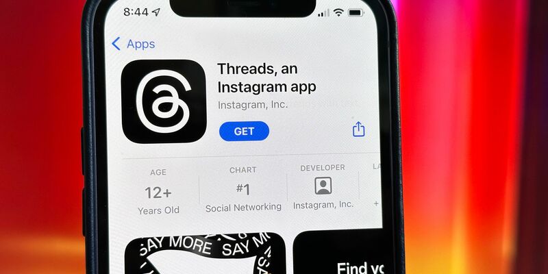 Die Social-Media-App Threads ist an Metas Foto- und Video-Dienst Instagram angedockt. - Foto: Christoph Dernbach/dpa