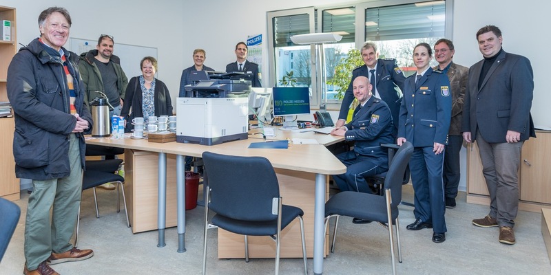 POL-OF: Eröffnung Polizeiposten Gravenbruch: Neuer Standort als künftige Anlaufstelle für Bürgerinnen und Bürger - Neu-Isenburg - Foto: presseportal.de