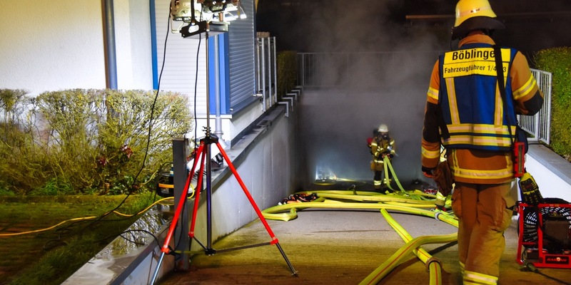 FW Böblingen: Tiefgaragenbrand in der Keltenburgstraße - Foto: presseportal.de