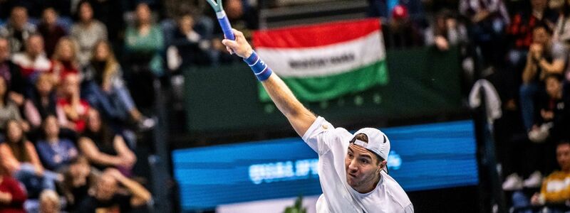 Jan-Lennard Struff führt das DTB-Team beim Davis Cup an.  - Foto: Marton Monus/dpa