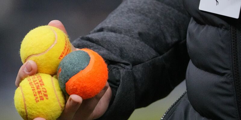 Beim Spiel von Hertha BSC gegen den Hamburger SV warfen Fans aus Protest gegen die Investoren-Pläne der DFL Tennisbälle auf das Spielfeld. - Foto: Soeren Stache/dpa