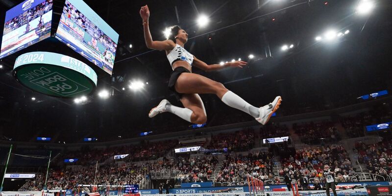 Die Erfolgsserie von Malaika Mihambo in Düsseldorf ist beendet. - Foto: Federico Gambarini/dpa