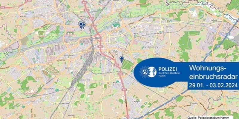 POL-HAM: Wohnungseinbruchsradar Hamm für die Woche vom 29. Januar bis 04. Februar - Foto: presseportal.de