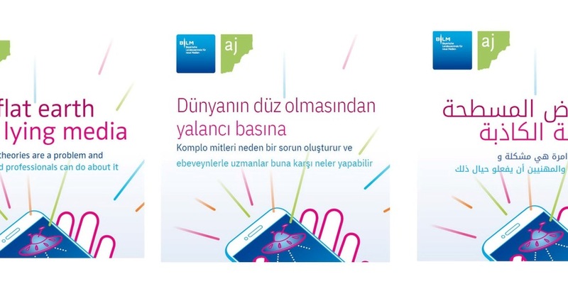 Verschwörungsmythen auf Englisch, Türkisch und Arabisch gegensteuern / Zum Safer Internet Day: Ratgeber von BLM und aj jetzt in drei Fremdsprachen kostenfrei verfügbar - Foto: presseportal.de