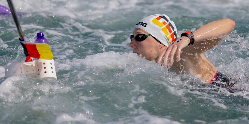 Leonie Beck konnte bei der WM in Doha für auch mit der Staffel keine Medaille gewinnen. - Foto: Jo Kleindl/dpa