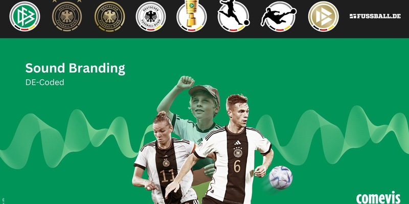 Klangvolles Passspiel: comevis & der Deutsche Fußball-Bund enthüllen das Sound Branding sowie das Soundlogo für die Marken des DFB - Foto: presseportal.de