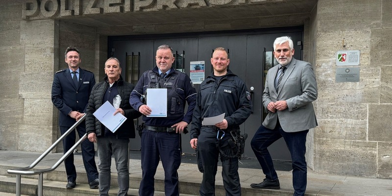 POL-BO: Schwer verletzter Bochumerin (81) das Leben gerettet - Ein besonderer Dank an drei couragierte Helfer - Foto: presseportal.de