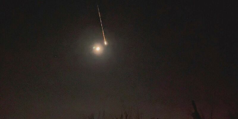 Der Asteroid war Ende Januar in Brandenburg verglüht. - Foto: Christoph Seidler/DER SPIEGEL/dpa