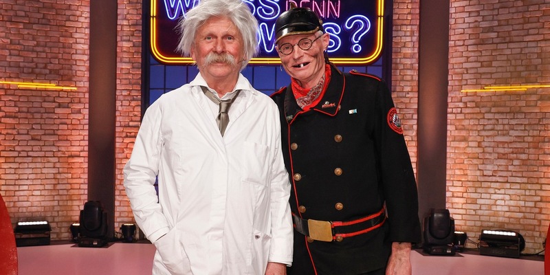 Schunkel-Duell: Henning Krautmacher und Norbert Neugirg bei Wer weiß denn sowas? / Das Wissensquiz vom 12. bis 16. Februar 2024, um 18:00 Uhr im Ersten - Foto: presseportal.de