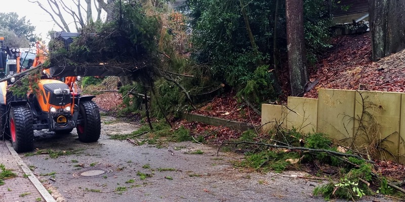 FW-EN: Fünf Unwettereinsätze für die Feuerwehr - Mehrere Schäden am Weg zum Poethen - Foto: presseportal.de
