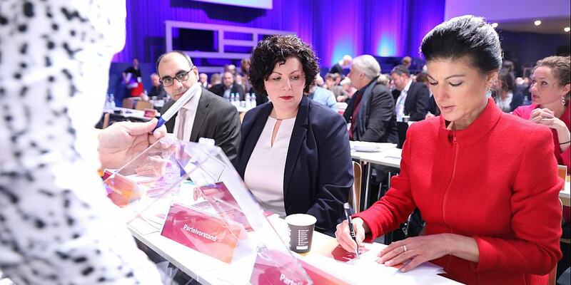 Shervin Haghsheno, Christian Leye, Sahra Wagenknecht (Archiv) - Foto: über dts Nachrichtenagentur