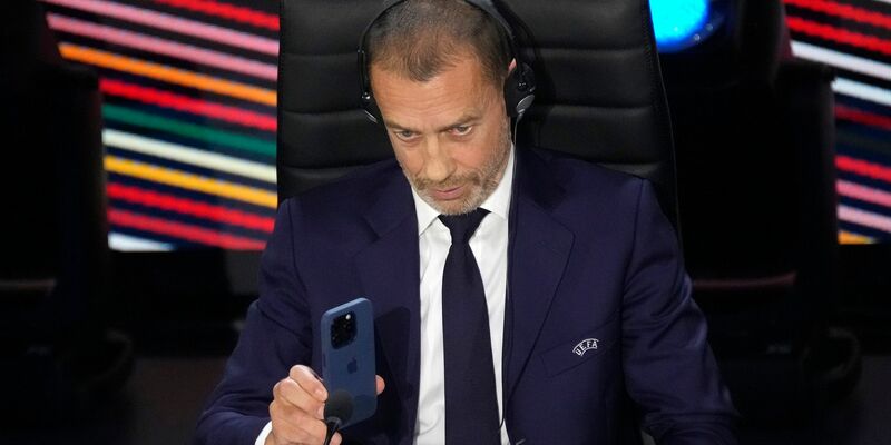 UEFA-Präsident Aleksander Ceferin könnte nochmals gewählt werden. - Foto: Christophe Ena/AP