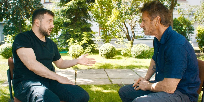 Sean Penn in der Ukraine: The HISTORY Channel zeigt zweistündige Doku des Hollywoodstars über Wolodymyr Selenskyj im April als exklusive deutsche TV-Premiere - Foto: presseportal.de