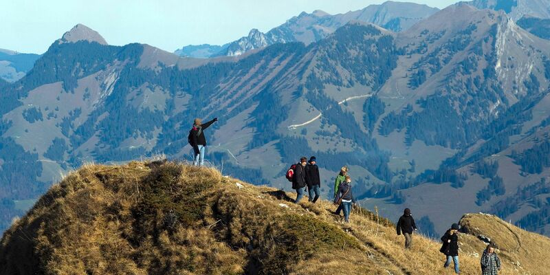 Im Wandergebiet Rochers-de-Naye in der Schweiz sind drei Menschen tödlich verunglückt (Archivbild von 2011). - Foto: Jean-Christophe Bott/dpa