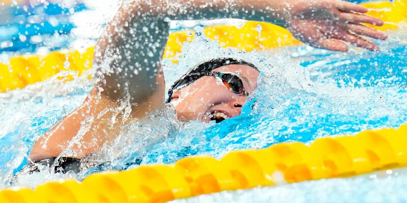 Gewann ihre dritte Medaille bei der WM in Katar: Isabel Gose. - Foto: Hassan Ammar/AP/dpa
