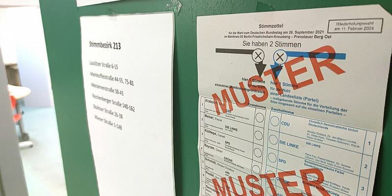 Wahllokal am 11.02.2024 - Foto: über dts Nachrichtenagentur