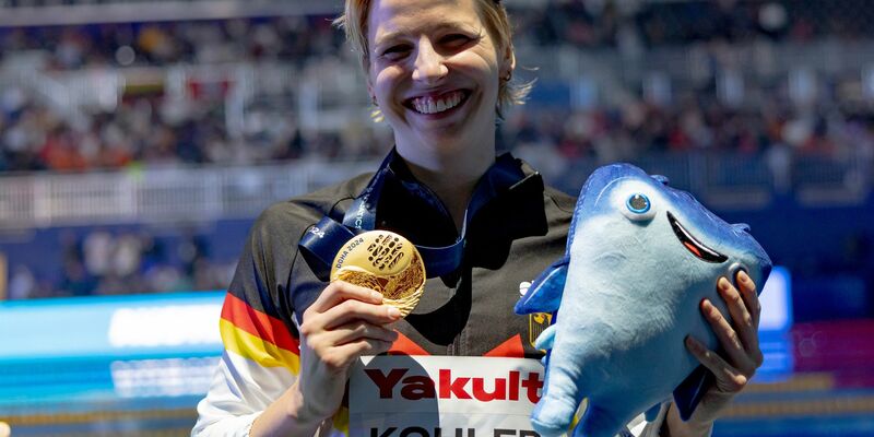Erreichte über 50 Meter Schmetterling das Finale: Angelina Köhler. - Foto: Jo Kleindl/dpa