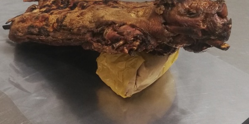 HZA-M: Gegrilltes Nagetier aus Togo vom Zoll sichergestellt - Foto: presseportal.de