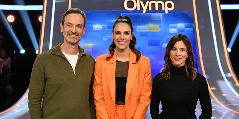 TV-Lieblinge gegen den Quizduell-Olymp: Aylin Tezel und Jörg Hartmann bei Esther Sedlaczek / Quizduell-Olymp am Freitag, 16. Februar, 18:50 Uhr im Ersten - Foto: presseportal.de