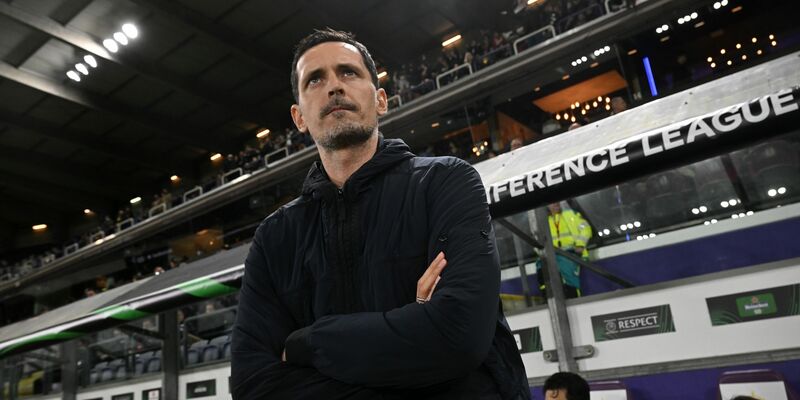 Hätte sich gegen Union Saint-Gilloise ein besseres Ergebnis gewünscht: Dino Toppmöller. - Foto: Federico Gambarini/dpa