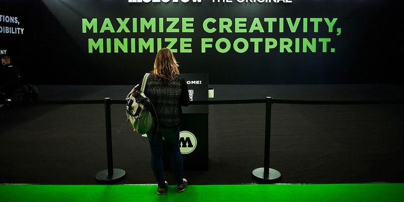 Einzigartig und unkonventionell: MOLOTOW's leere Präsentation auf der Creativeworld bricht alle Regeln! - Foto: presseportal.de