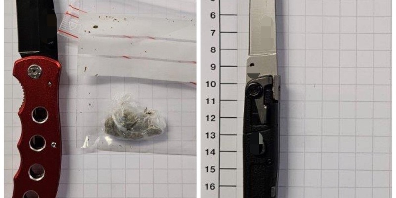 BPOL NRW: Bundespolizisten stellen Messer und Drogen sicher - Foto: presseportal.de