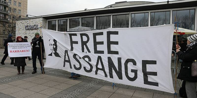 Protest für die Freilassung von Julian Assange (Archiv) - Foto: über dts Nachrichtenagentur