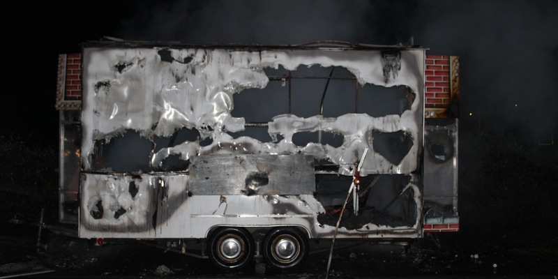POL-DN: Imbisswagen abgebrannt - Foto: presseportal.de
