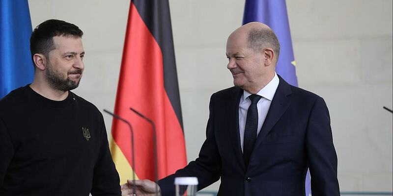 Wolodymyr Selenskyj und Olaf Scholz am 16.02.2024 - Foto: über dts Nachrichtenagentur