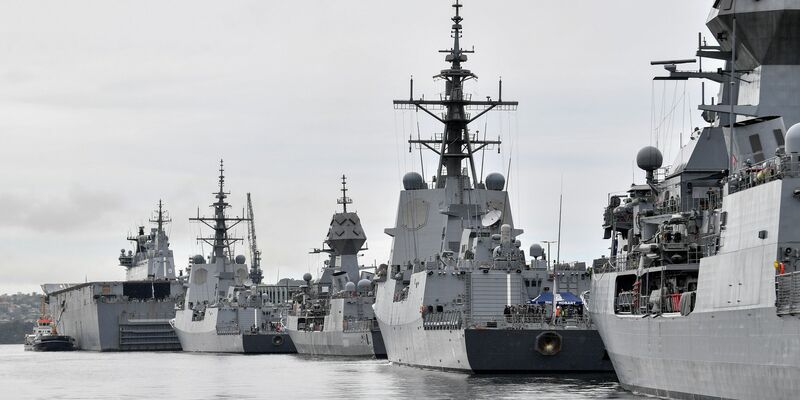 Die Zahl der australischen Kriegsschiffe wird sich in den kommenden Jahrzehnten auf 26 mehr als verdoppeln, was als die größte Aufstockung der Marinekapazitäten aller Zeiten bezeichnet wird. - Foto: Bianca De Marchi/AAP/dpa