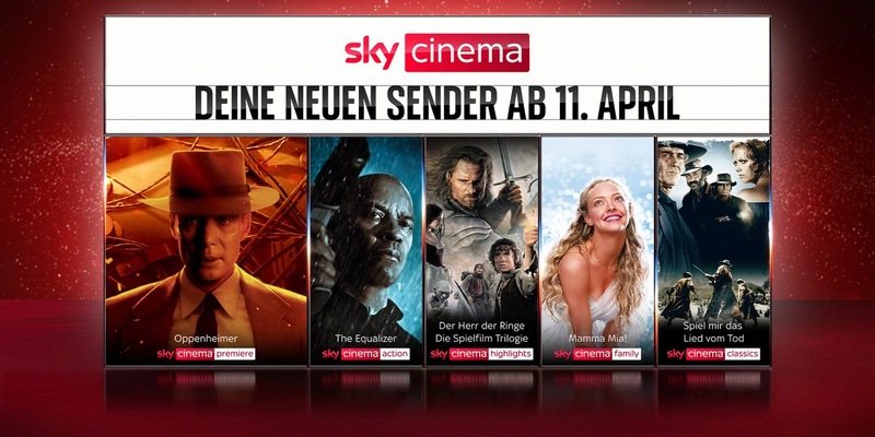 Klar kuratiert oder einfach auf Abruf: Sky Cinema präsentiert sich mit neuer Movie Channel Strategie - Foto: presseportal.de